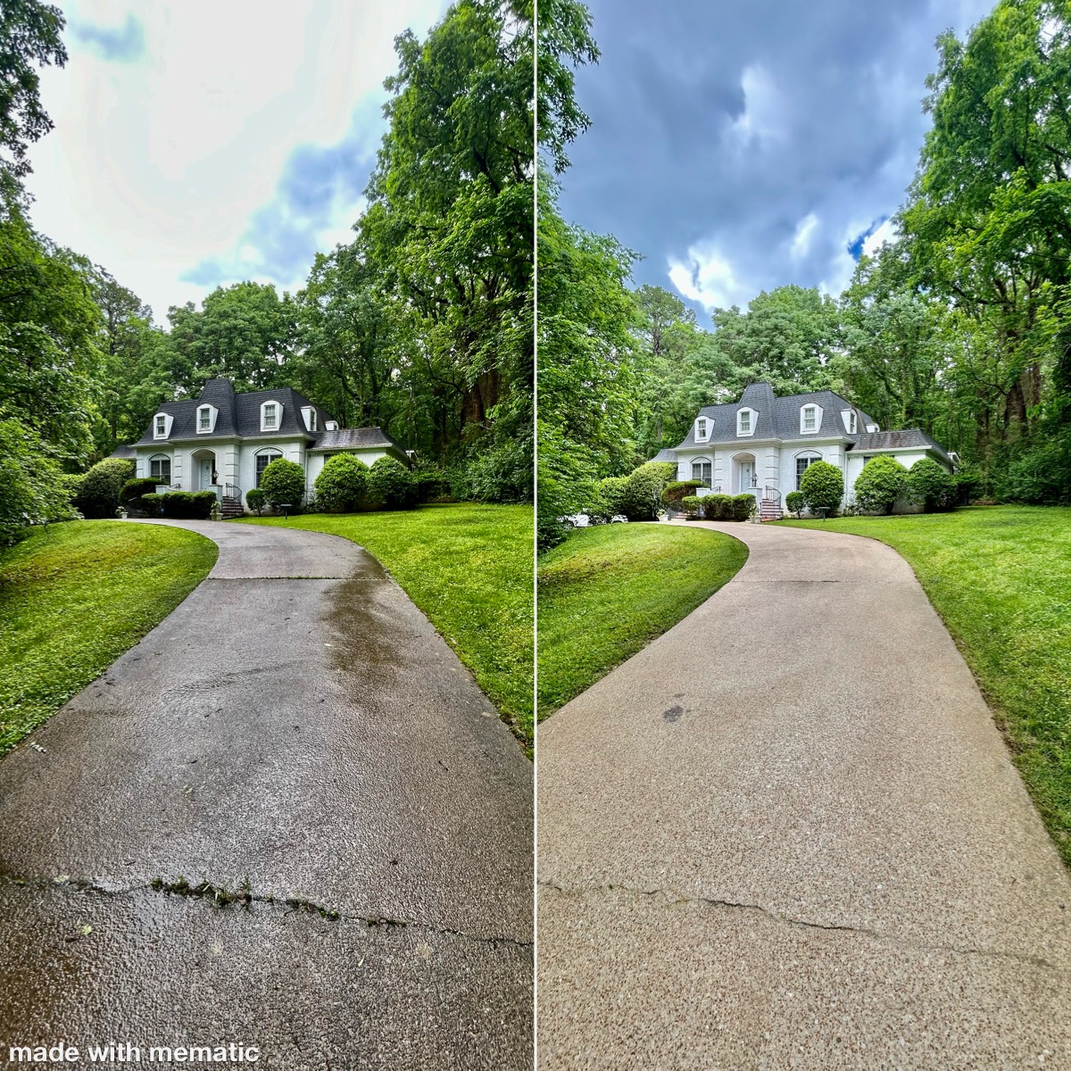 House Wash and Driveway Cleaning on Signal Mountain, TN