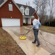 Driveway washing